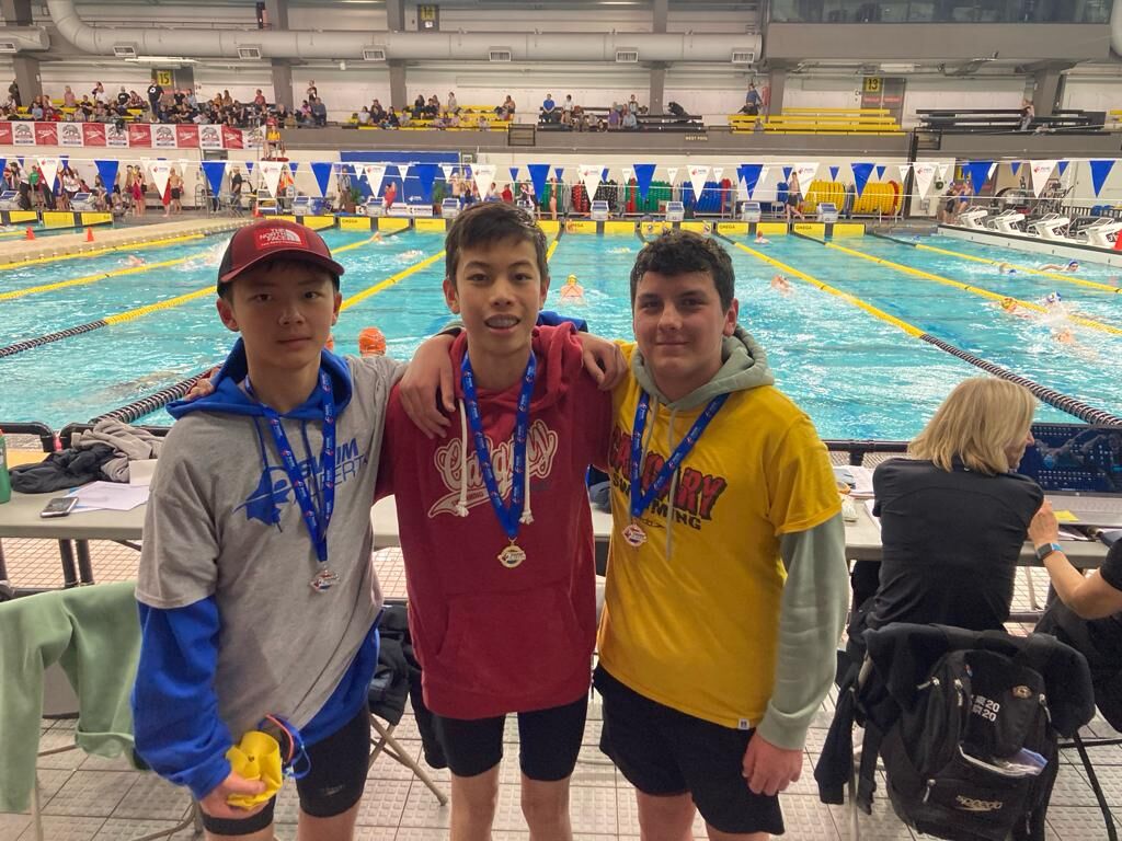 Calgary Swimming Dinos at Provincial Trials